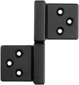 Aldeghi Luigi чорний матовий	 - Дверні петлі