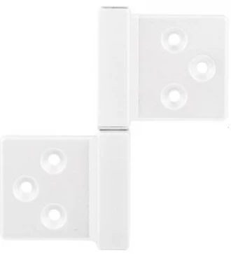 Aldeghi Luigi білий матовий	 - Дверні петлі