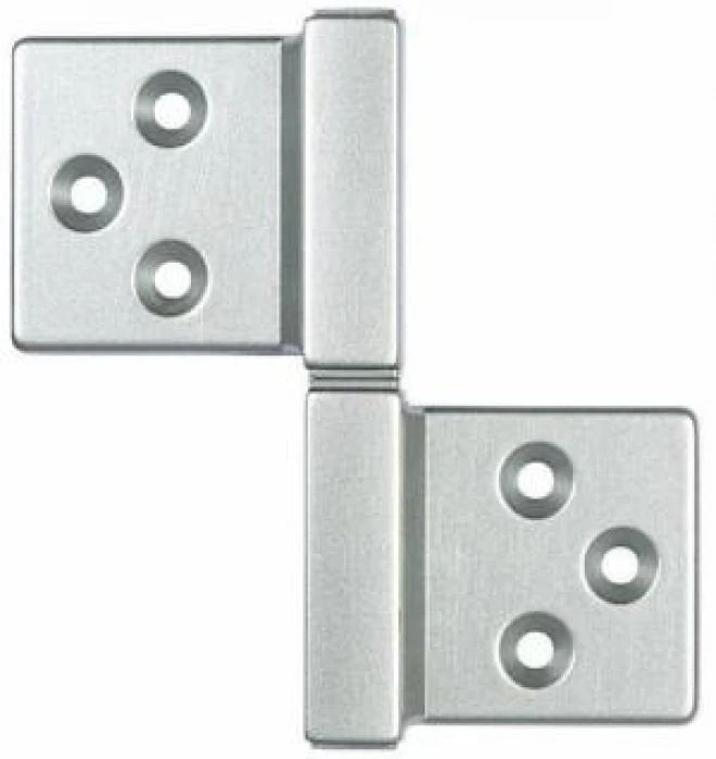 Aldeghi Luigi хром матовий	 - Дверні петлі