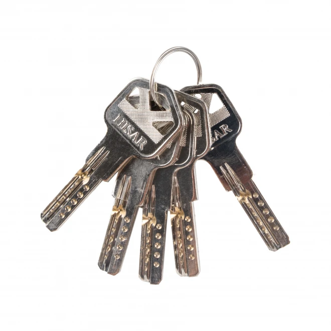 Циліндр HISAR ZC 60 матовий нікель - Замки / Циліндри 