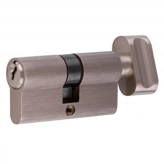 Цилиндр HISAR ZCK 60 матовый никель - Замки / Цилиндры 