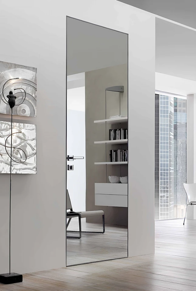 Invisible Mirror CXL зеркало серебро  - Межкомнатные двери