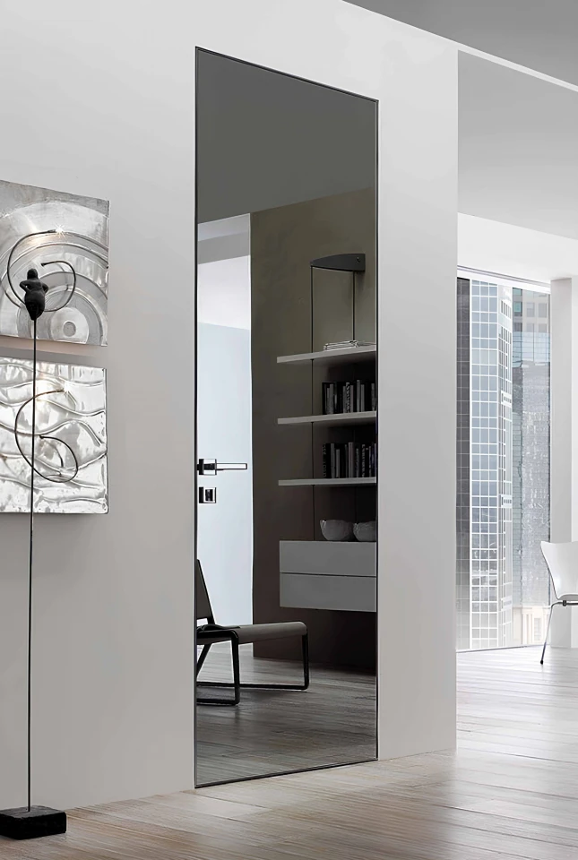 Invisible Mirror CXL зеркало графит - Межкомнатные двери