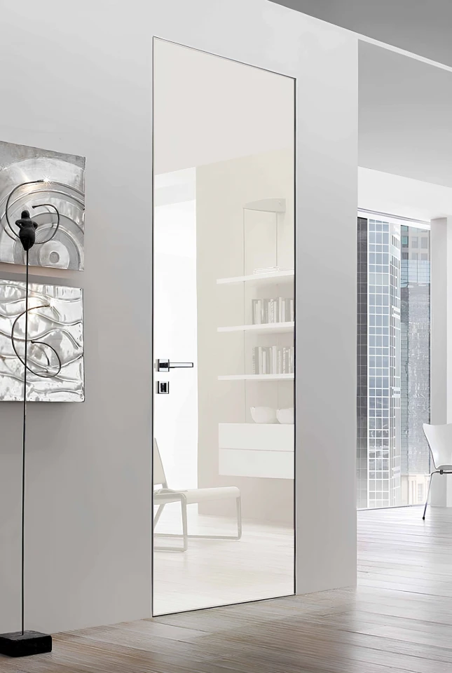 Invisible Mirror CXL зеркало RAL бежевый - Межкомнатные двери